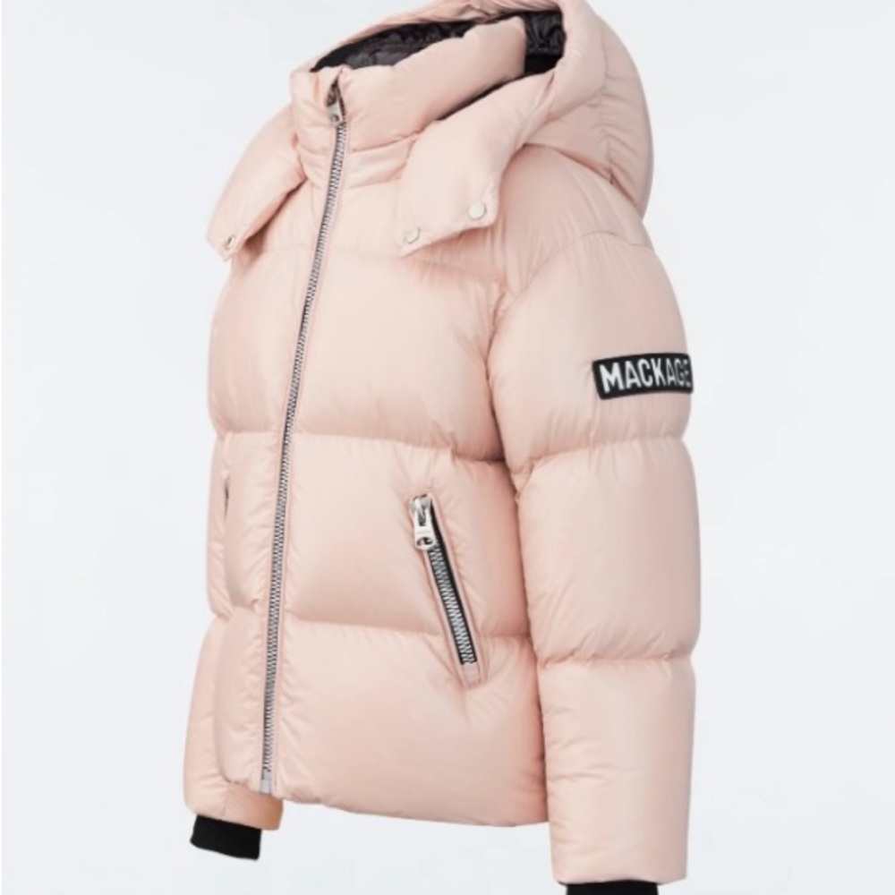 Brand new mackage puffer size 10 color petal